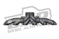 DAP Assembled 3-Piece T3 Exhaust Manifold Pyro Tapped With Gaskets - 24VT3M