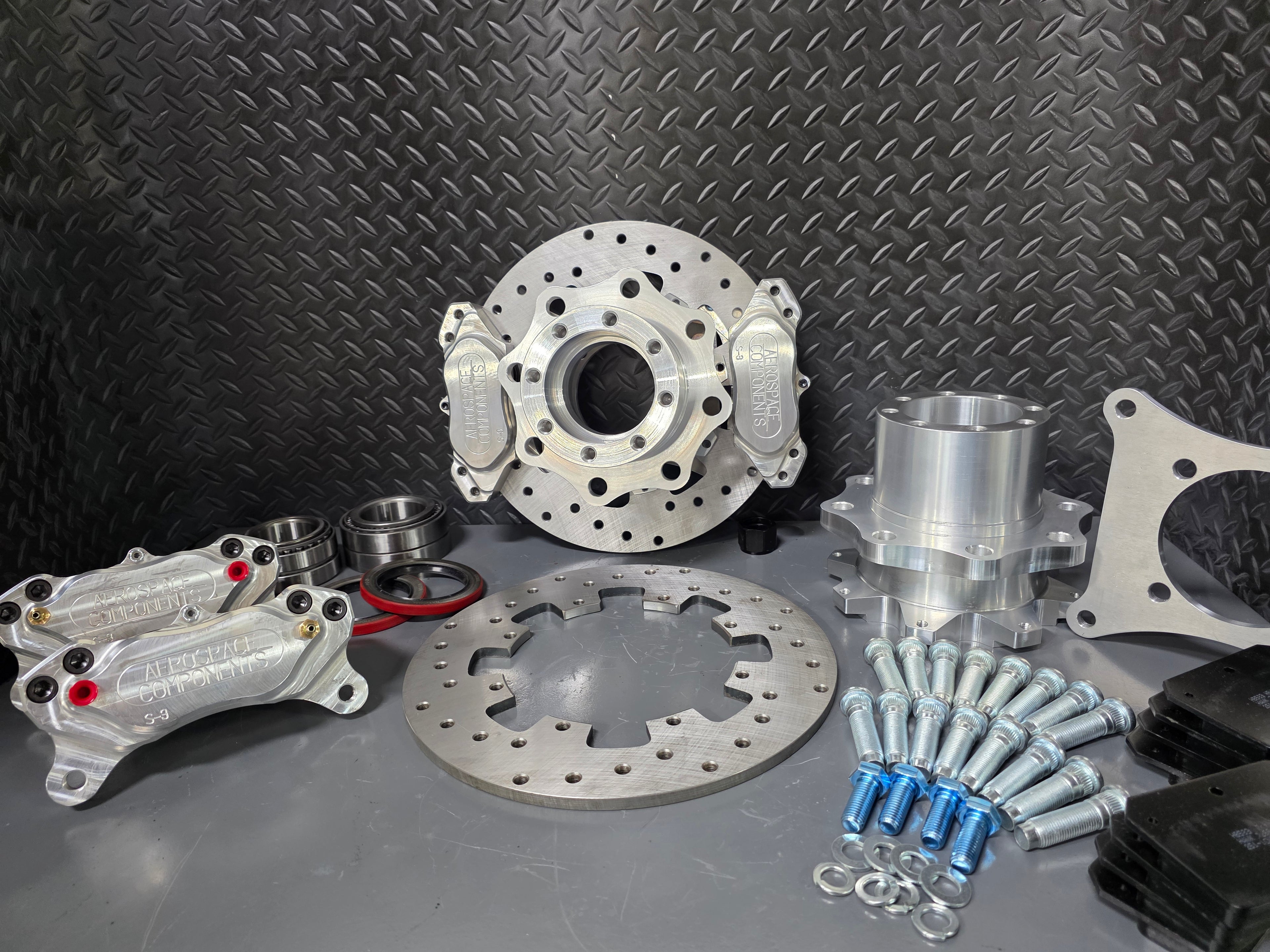 03 - 09 3rd Gen rear brake kit with dual calipers using (drag race rotors)